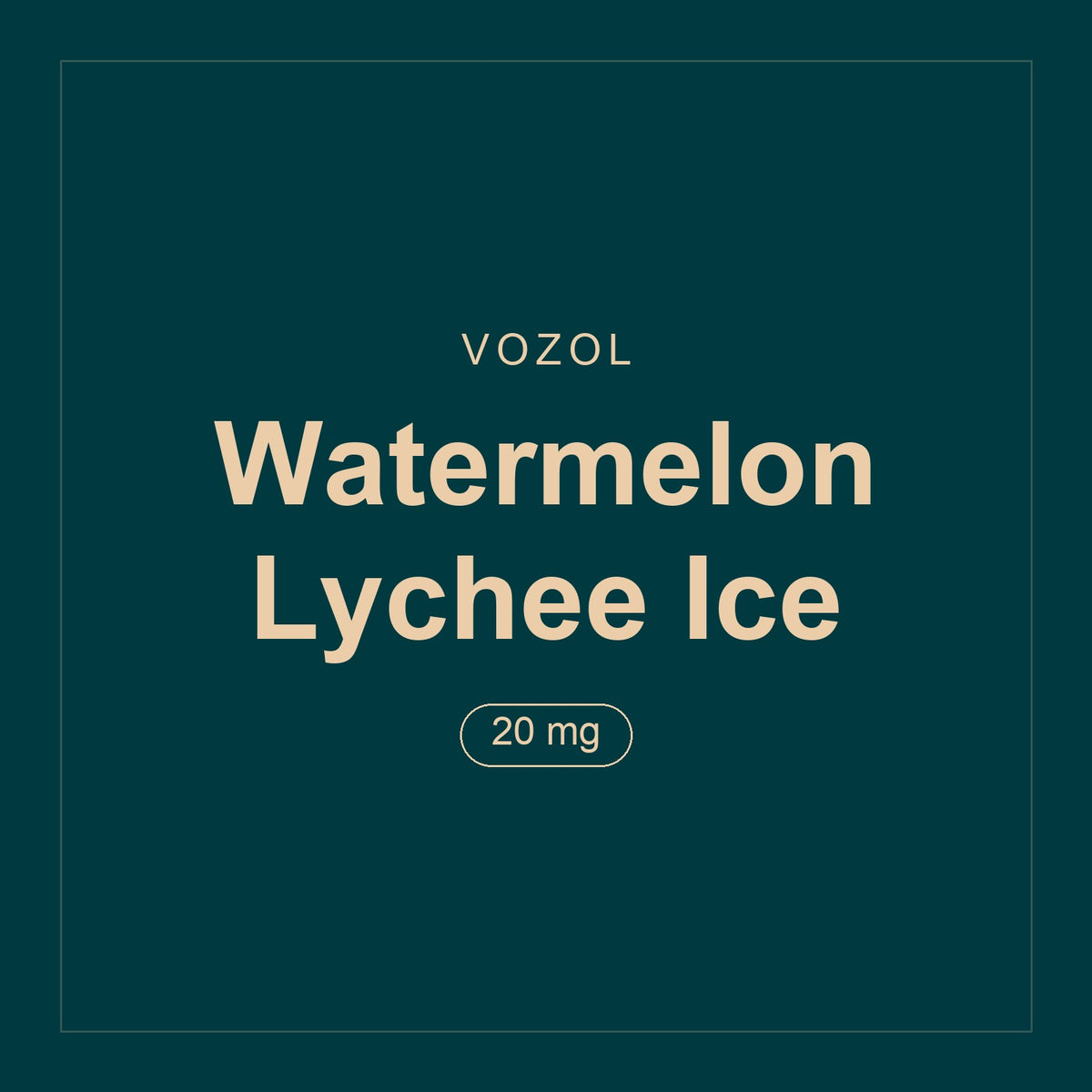 Vozol · Watermelon Lychee Ice · 20 mg