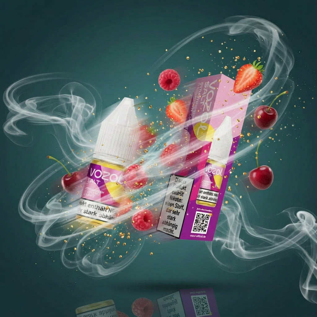 Vozol Salt Liquid Strawberry Raspberry Cherry 14,5mg